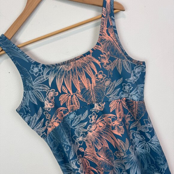 Columbia PFG Womens XL sundress hawaiian tropical print sleeveless - Picture 3 of 8